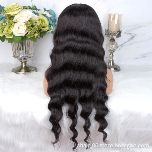 Deep Wave 100% virgin Human Hair Wigs,4*4 Lace Closure Wigs,Brazilian Deep Wave Lace Wigs For Women